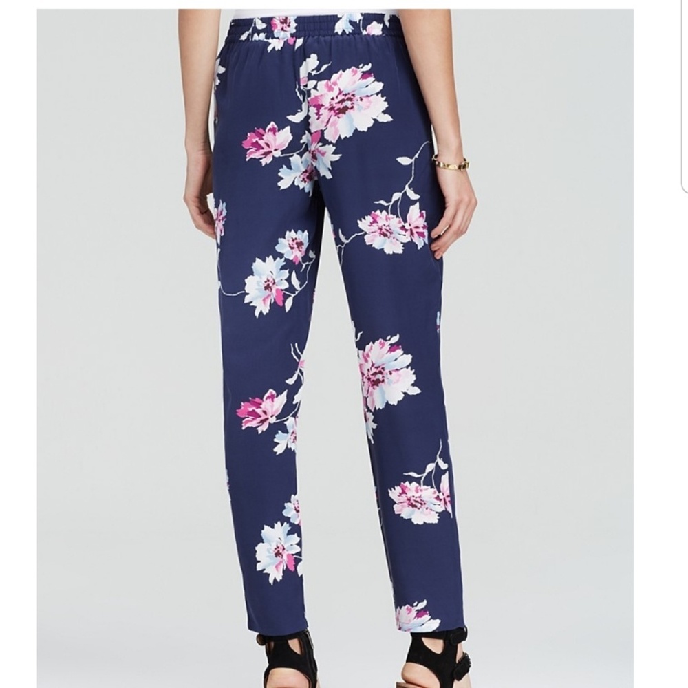 Joie 100% Silk Floral Pants - Picture 2 of 5